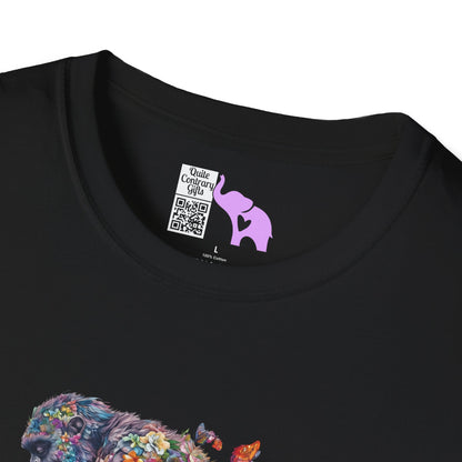 Flowers & Butterflies Bigfoot Adult T-shirt