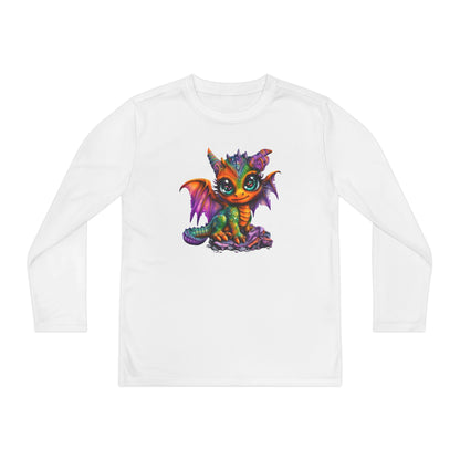 Colorful Baby Dragon Youth Long Sleeve Tee