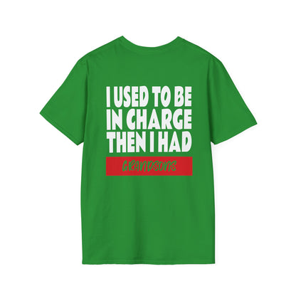 I Used To Be In Charge Then I Had Grandsons Adult T-shirt