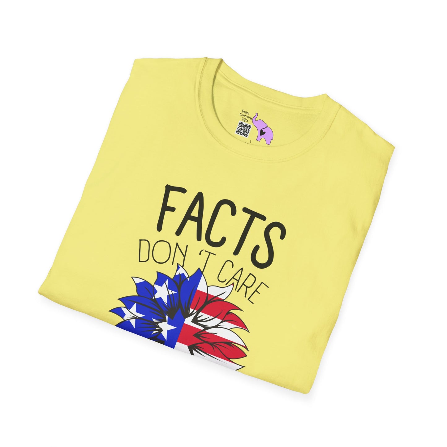 Facts Don't Care About Your Feelings American Flag T-shirt