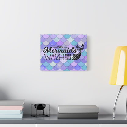 Even Mermaids Wash Their Tails 2 Canvas Art