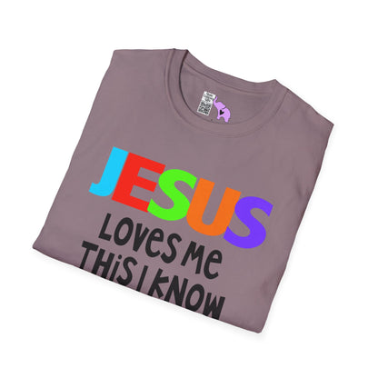 Jesus Loves Me This I Know 2 Adult T-shirt