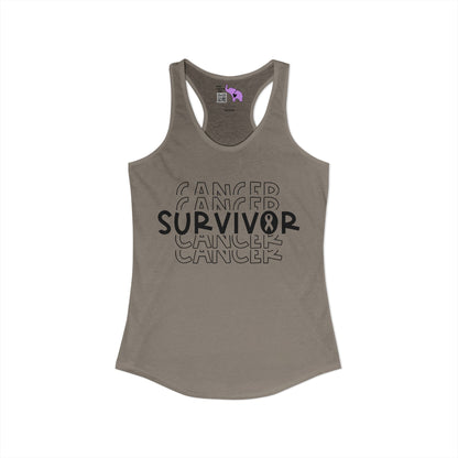 Cancer Survivor Women's Ideal Racerback Tank