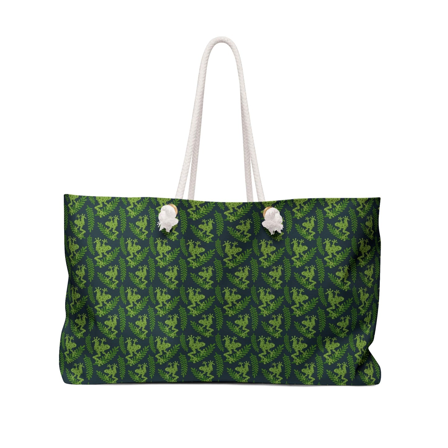Emerald Canopy Frogs Weekender Bag