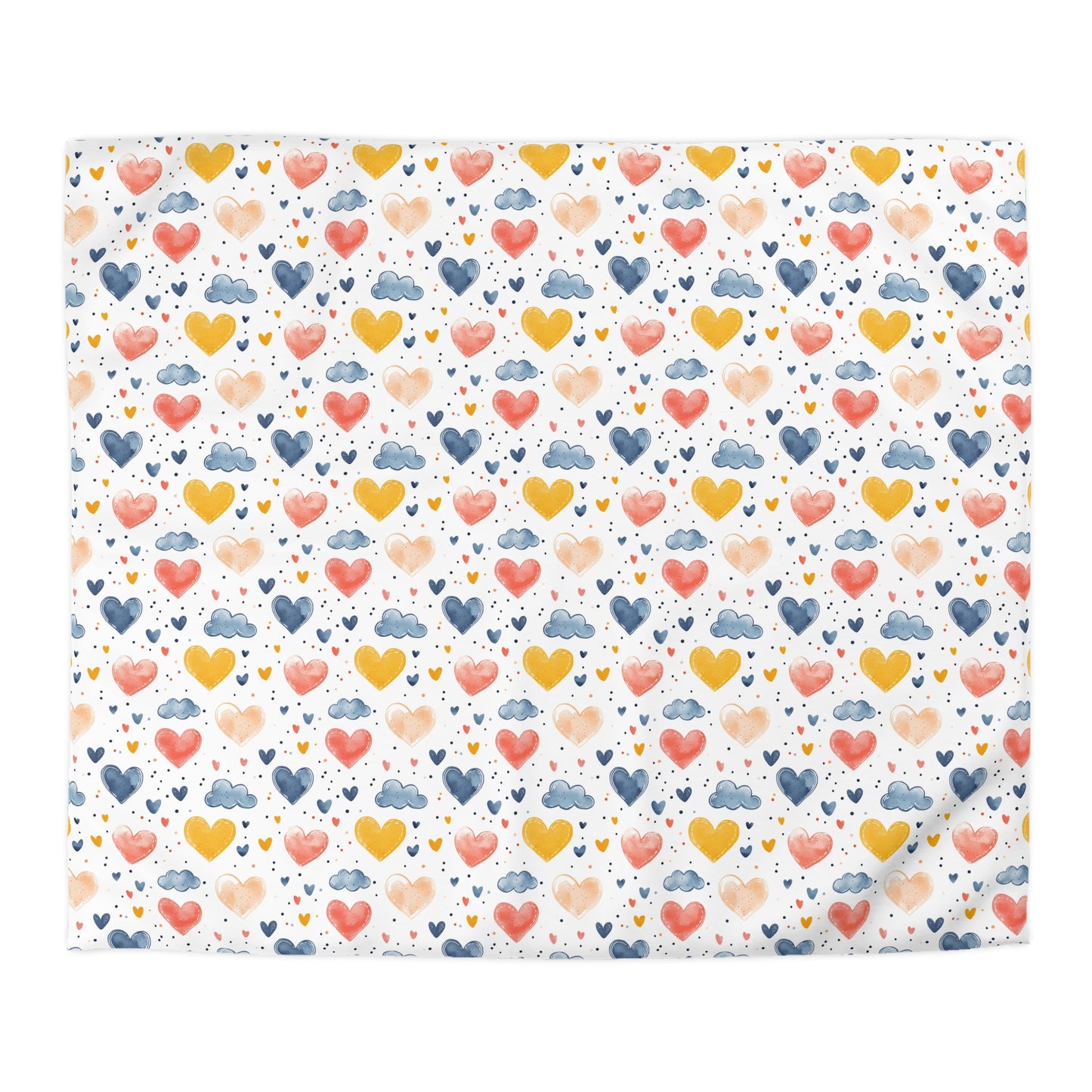 Love in the Air Microfiber Duvet Cover