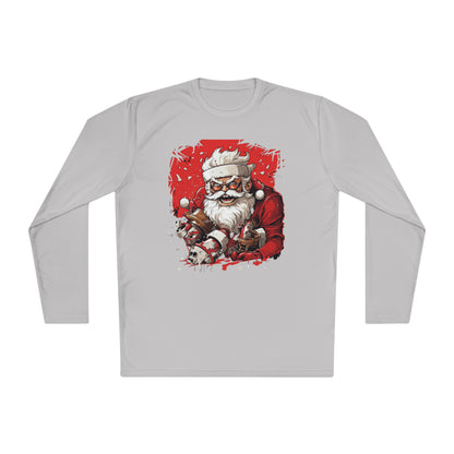 Angry Santa Adult Long Sleeve Tee