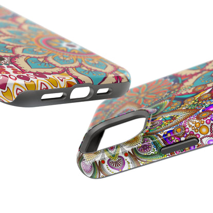 Colorful Mandala MagSafe® Compatible Tough Case for iPhone