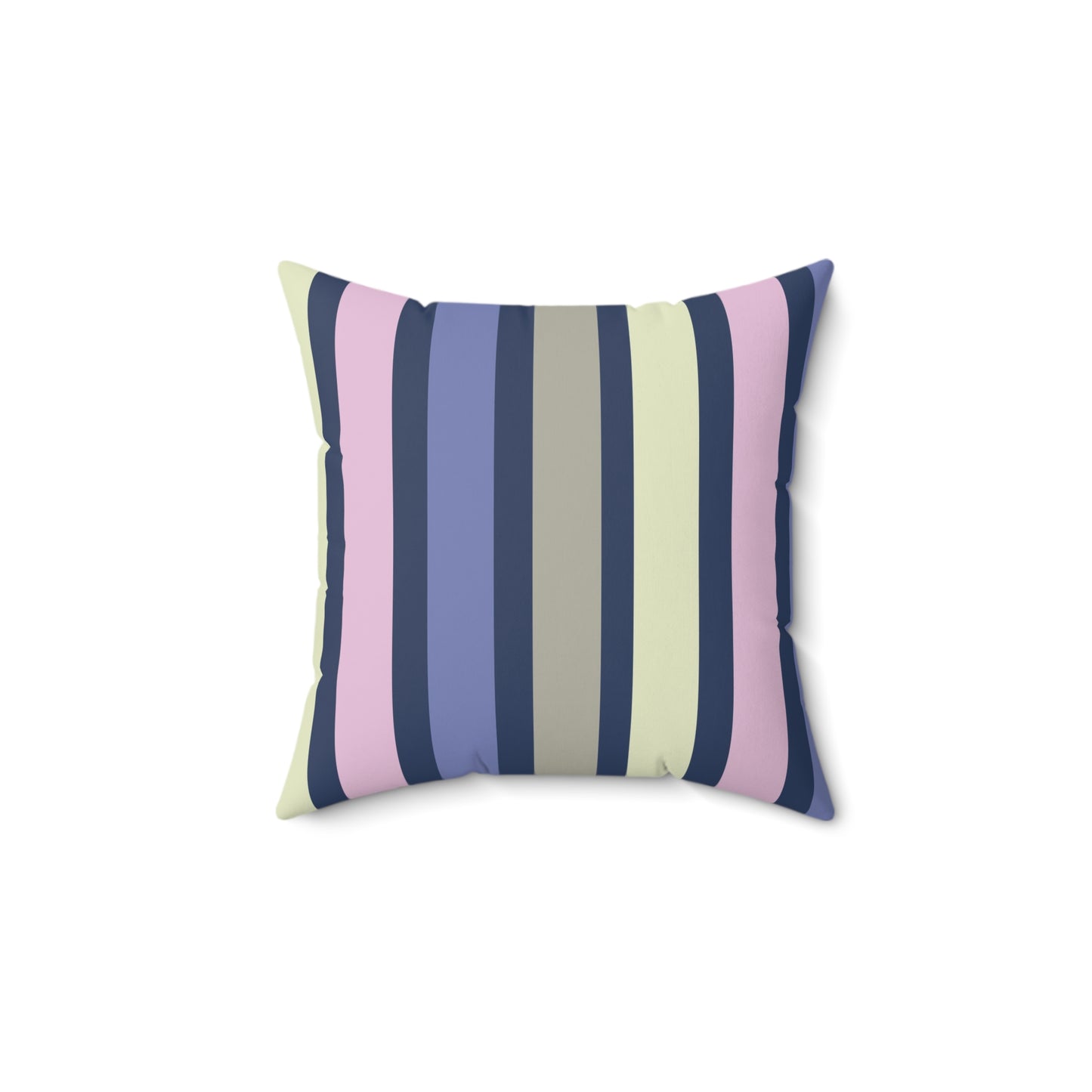 Earthy Stripes Throw Pillow