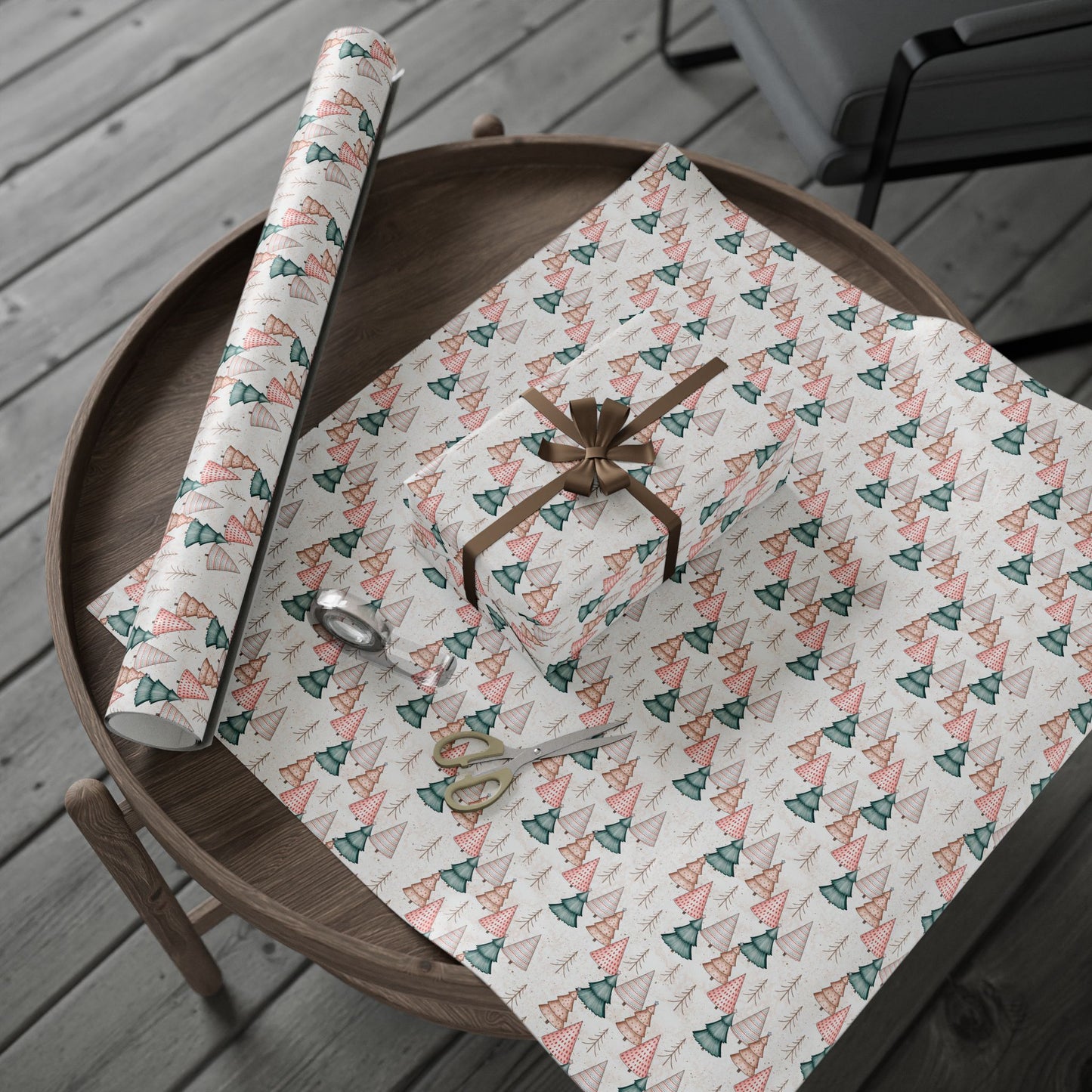 Merry Pines Wrapping Paper