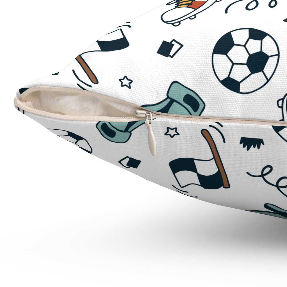 Little Soccer Legends Throw Pillow