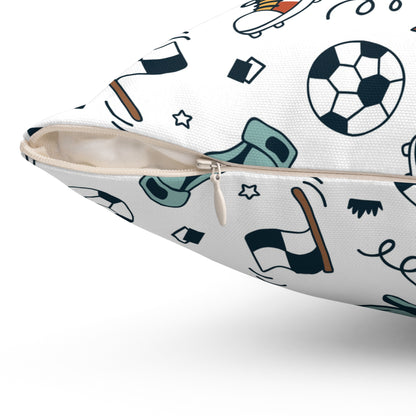 Little Soccer Legends Throw Pillow