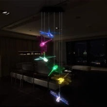 LED Dragonfly Solar-Powered Light Up Wind Chime