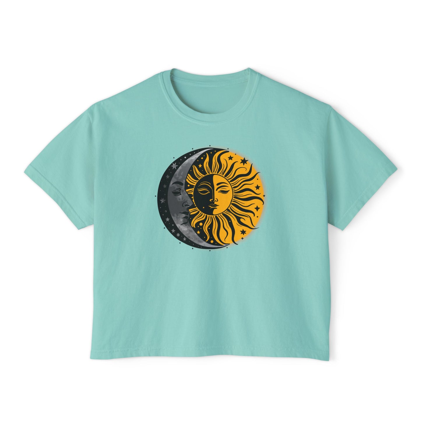Sun Moon Stars Women's Boxy Tee
