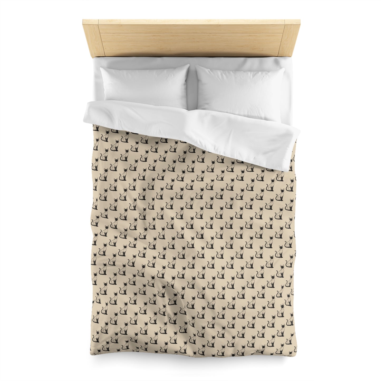 Siamese Charm – Sandy Dune Microfiber Duvet Cover