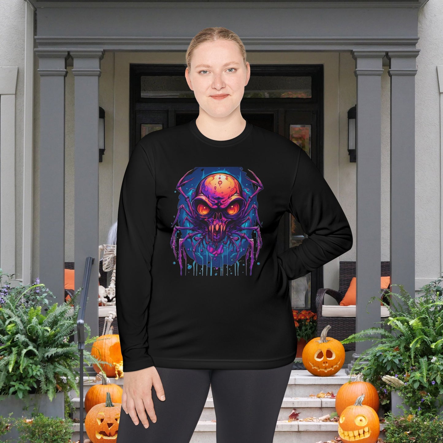 The Widow's Web Adult Long Sleeve Tee