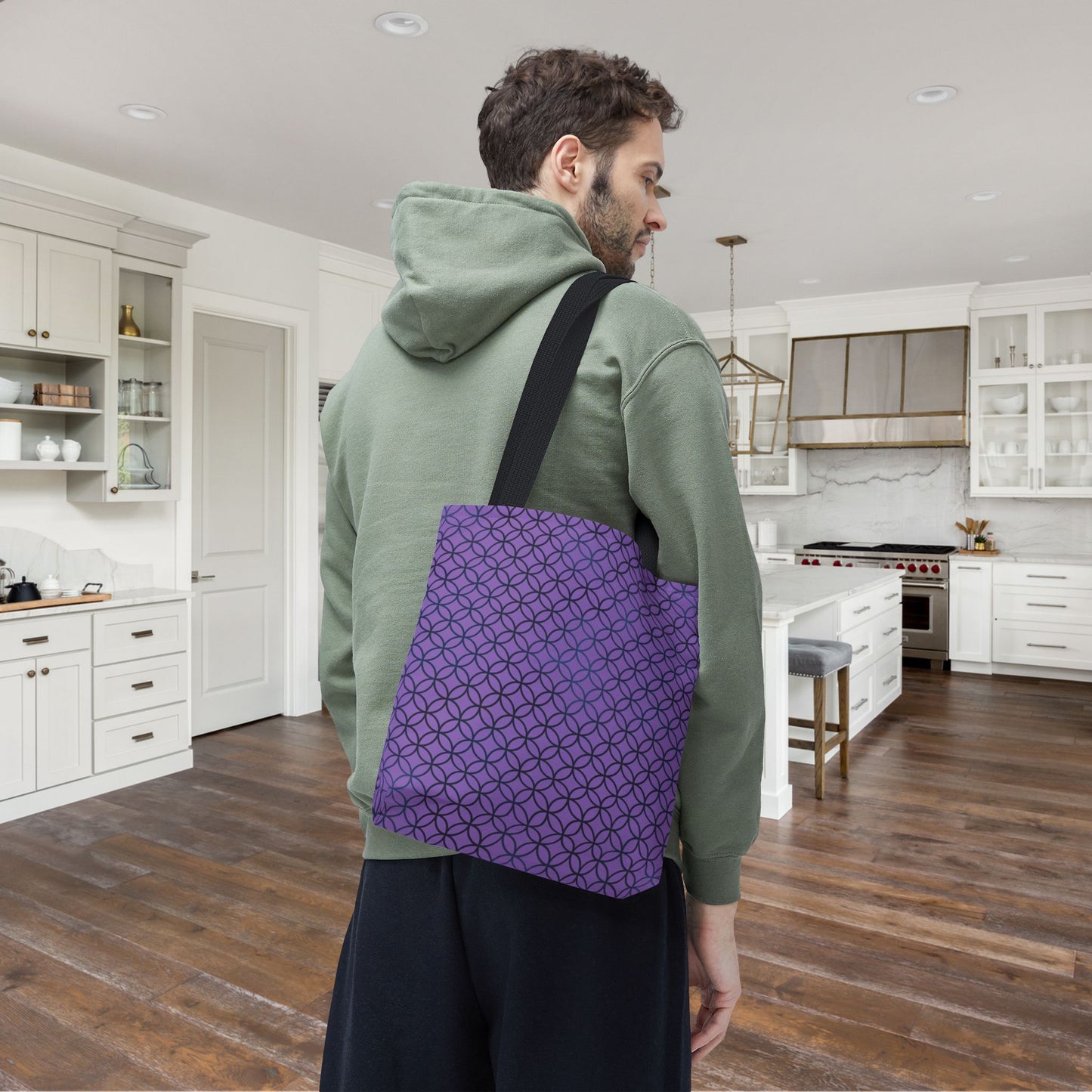 Amethyst Interlock Canvas Tote Bag