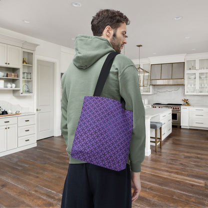 Amethyst Interlock Canvas Tote Bag