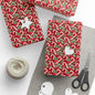 Holiday Cane Craze Wreaths Wrapping Paper
