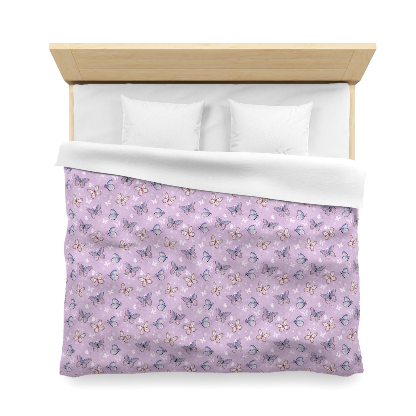 Pastel Wing Parade Microfiber Duvet Cover