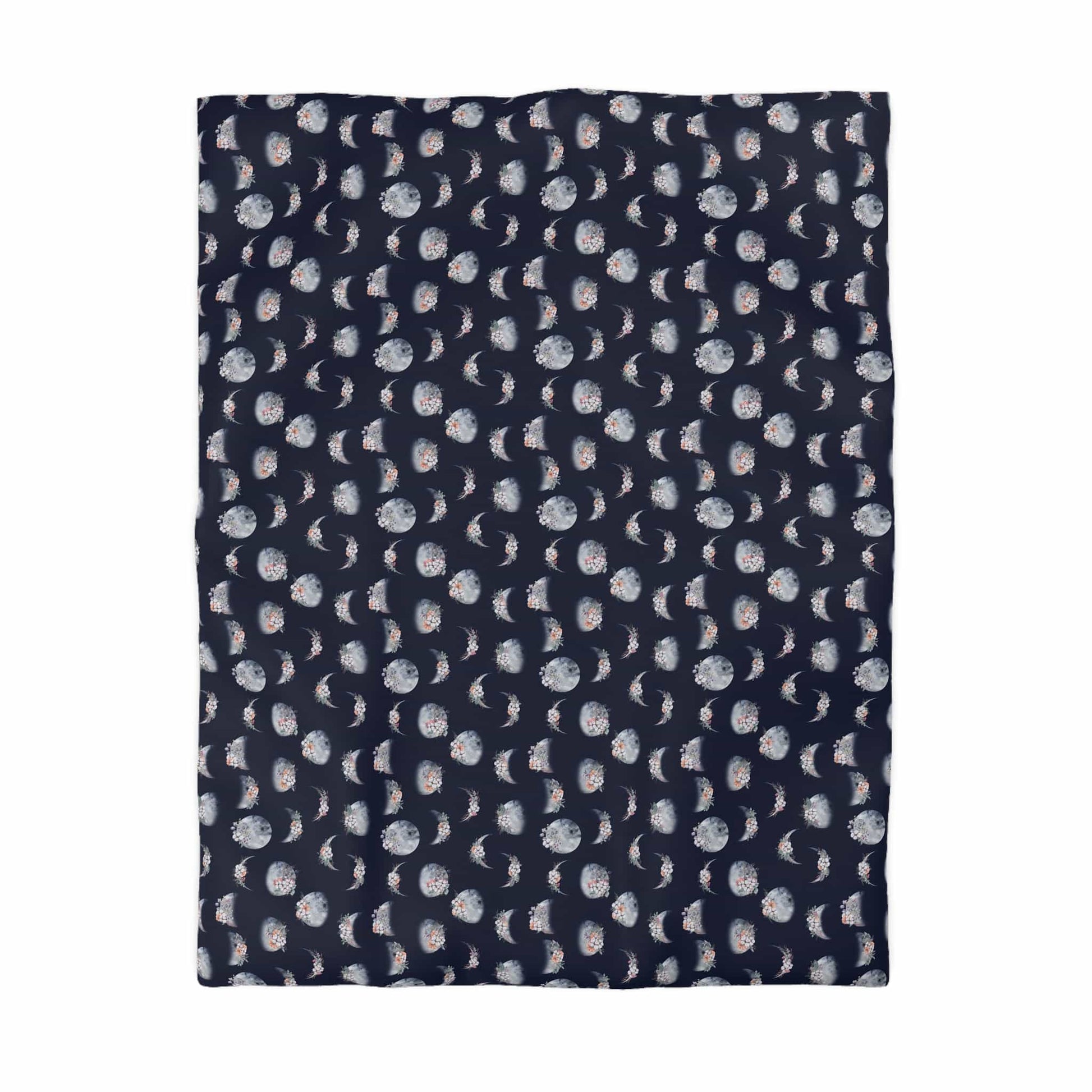 Lunar Garden Microfiber Duvet Cover