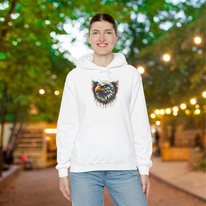 Colorful Bald Eagle Heavy Blend™ Hooded Sweatshirt