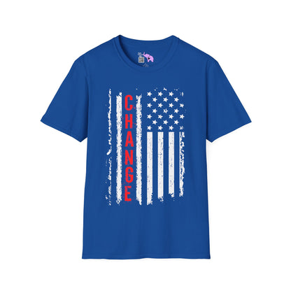 Change American Flag Adult T-shirt