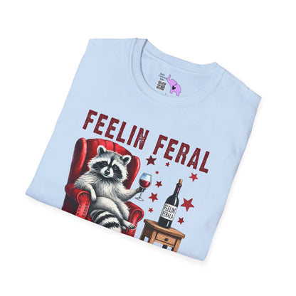 Feelin Feral (Wine) Adult T-shirt