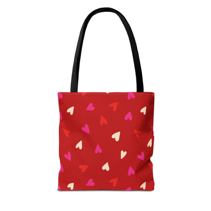 Cupid's Confetti Canvas Tote Bag