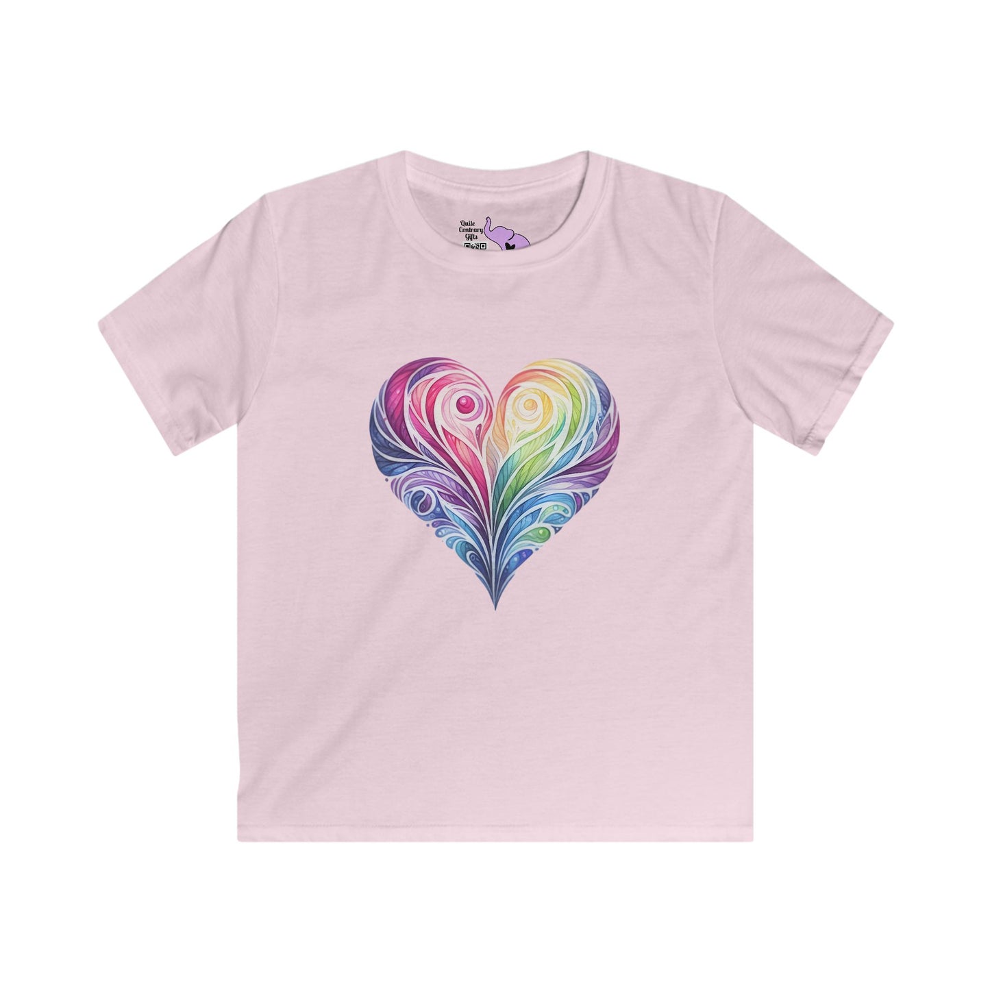 Colorwave Heart Youth Softstyle Tee