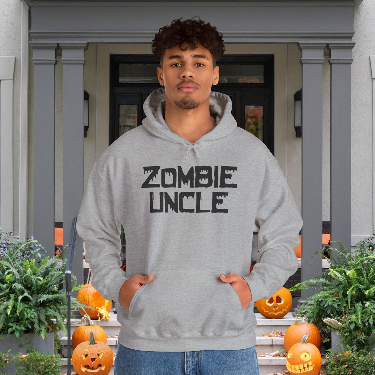 ""Zombie Uncle Heavy Blend™ Hooded Sweatshirt