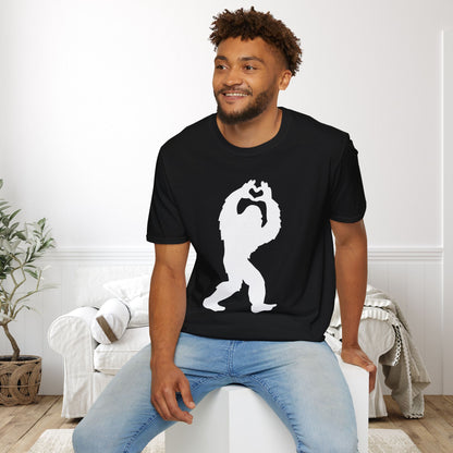 Bigfoot Loves You Adult T-shirt