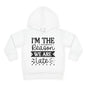 I'm The Reason We Are Late Toddler Hoodie