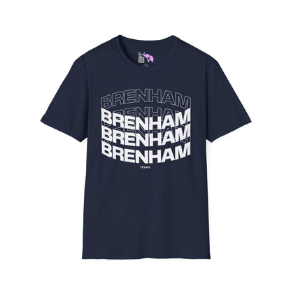 Brenham (Triple Arched) Texas Adult Unisex Tshirt