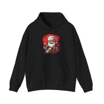 Angry Santa Adult Heavy Blend™ Hooded Sweatshirt