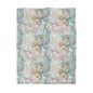 Green Opalescent Dreams Microfiber Duvet Cover