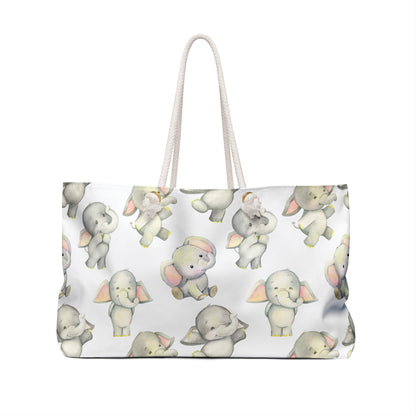 Dancing Elephants Weekender Bag