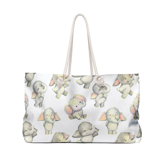Dancing Elephants Weekender Bag