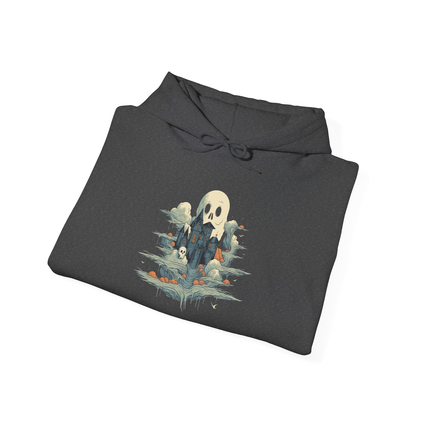 Creepy Ghost 14 Heavy Blend™ Hooded Sweatshirt