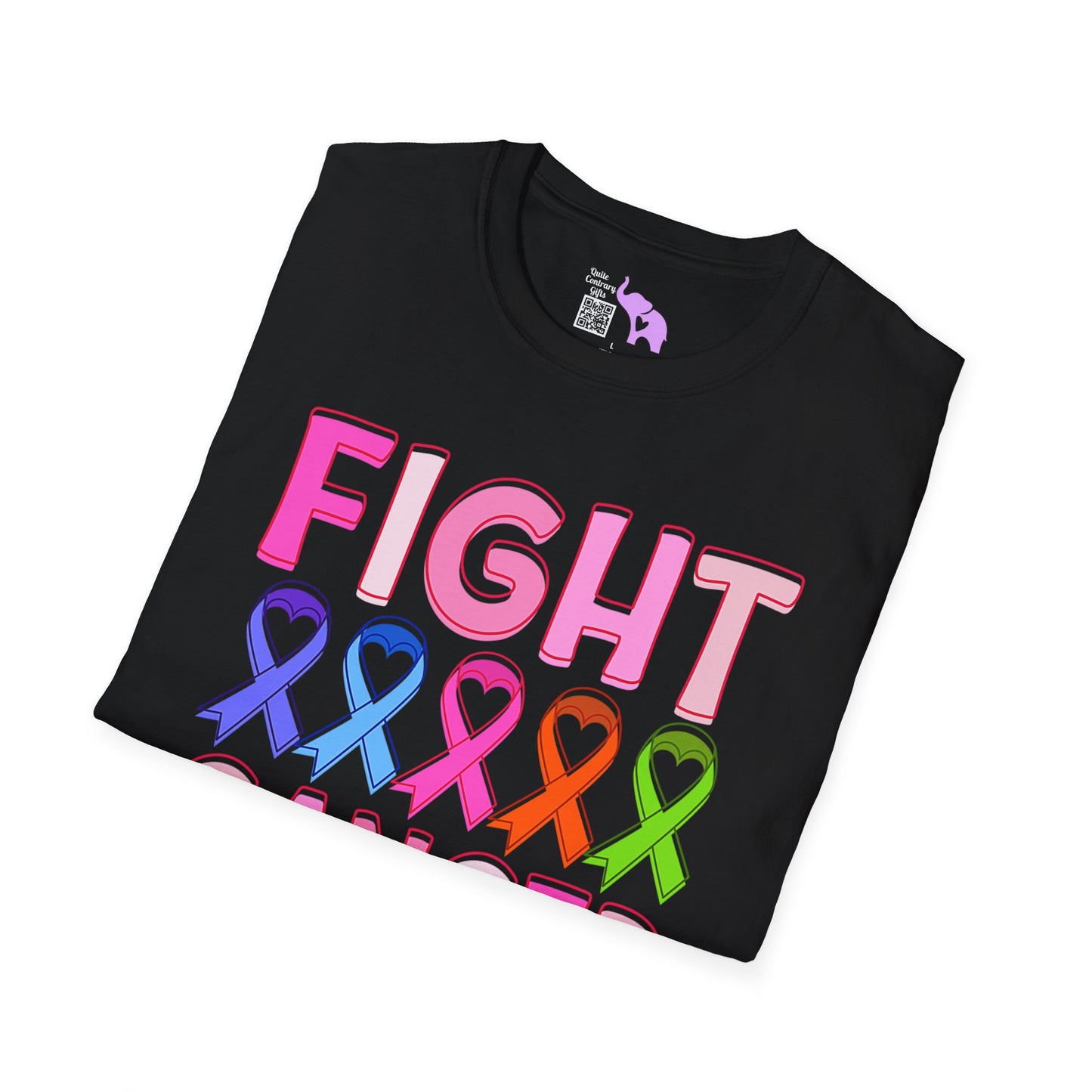 Fight Cancer in All Colors 6 Adult T-shirt