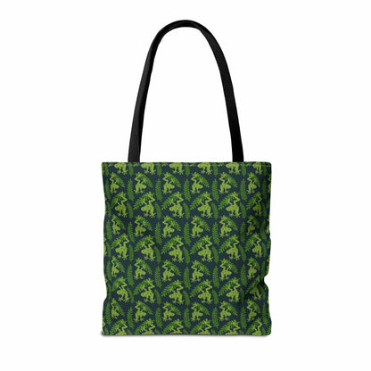 Emerald Canopy Frogs Canvas Tote Bag