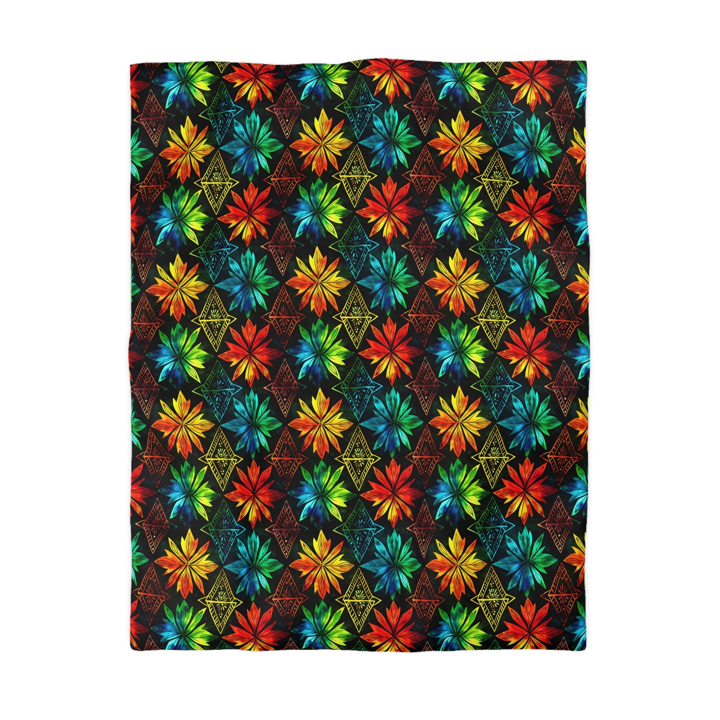 Celebration Mosaic Microfiber Duvet Cover