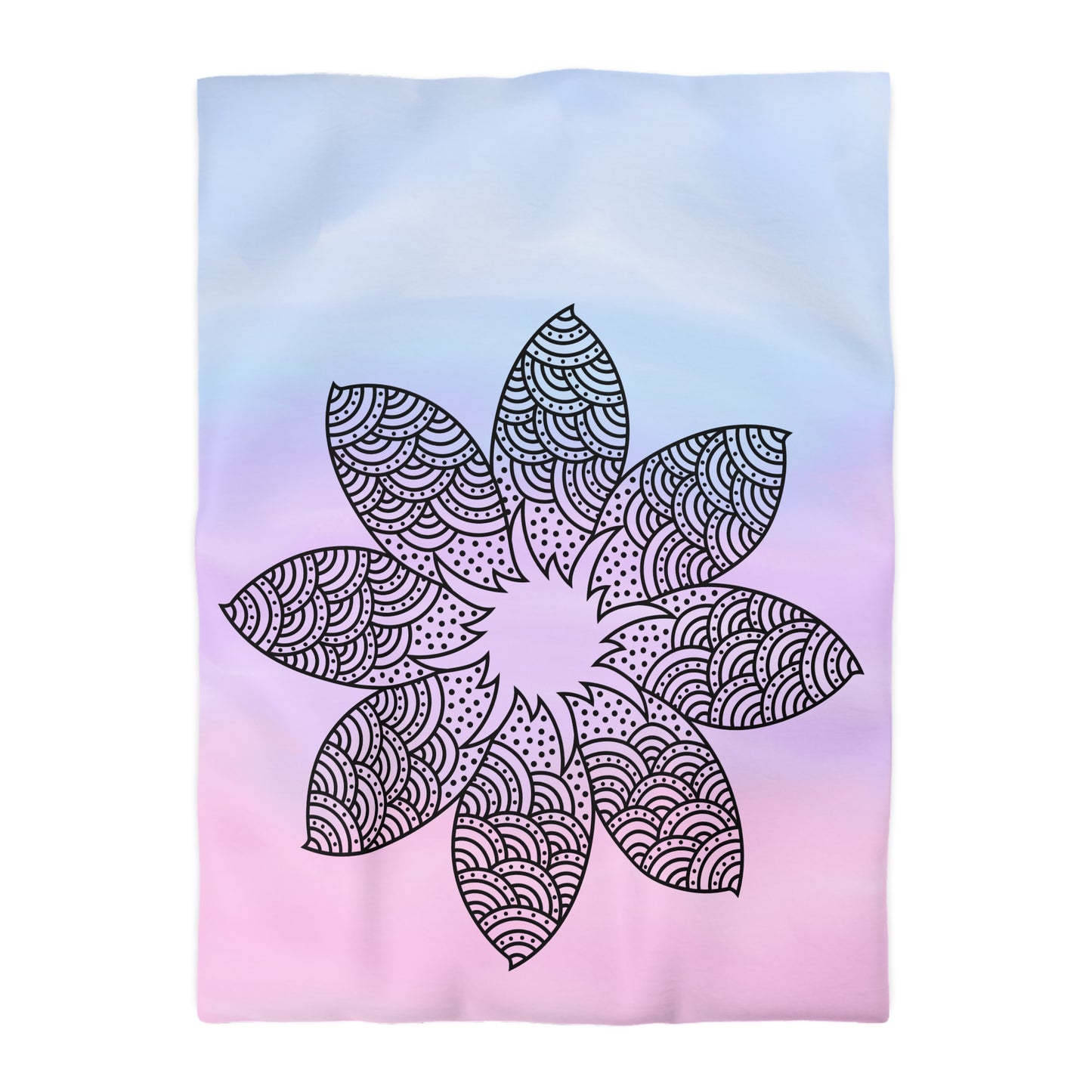 Serene Bloom Microfiber Duvet Cover