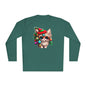 Colorful Christmas Tree Kitty Adult Long Sleeve Tee
