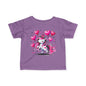 Pink & Black Love Unicorn Infant Soft T-Shirt