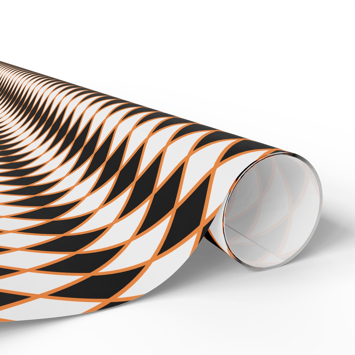 Midnight Ember Harlequin Wrapping Paper