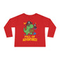 Full of Adventures (Dinosaur Pirate) Toddler Long Sleeve Tee