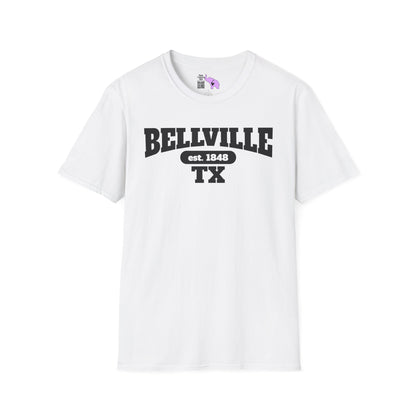 Bellville Tx Est. 1848 Adult T-shirt