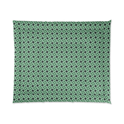 Emerald Pinwheels Comforter