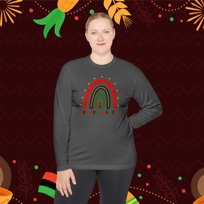 Happy Kwanzaa Arch Adult Long Sleeve Tee
