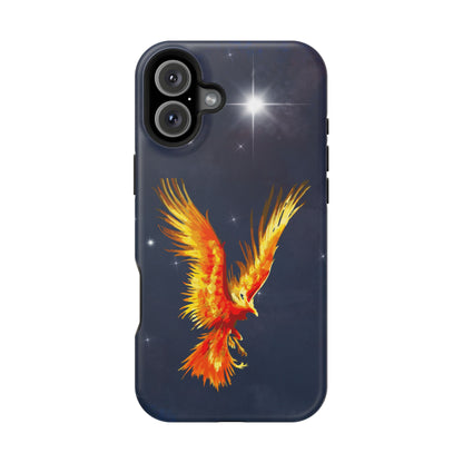 Phoenix Over Nebula MagSafe® Compatible Tough Case for iPhone